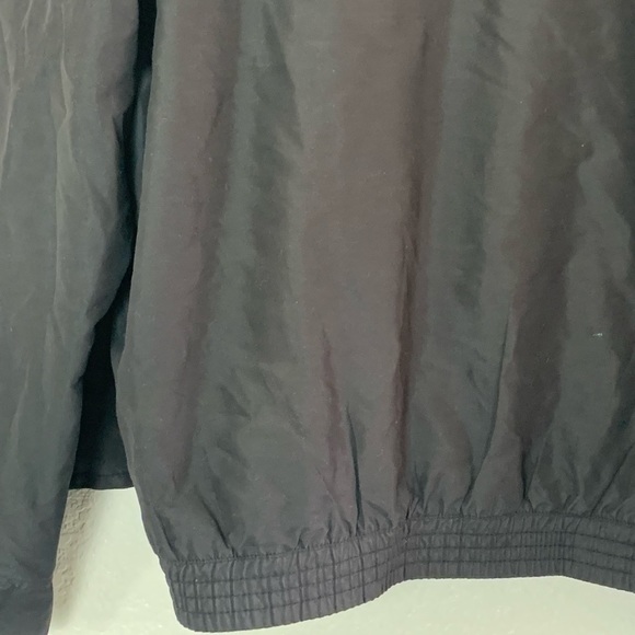 Chaps | Black zip front windbreaker loose cold weather jacket size extra… - Picture 7 of 10